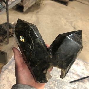 Labradorite  double tower